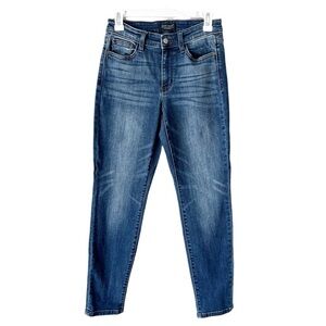 Judy Blue Jeans Women's 1 25 Miles City Mid Rise Cuffed Slim Fit Classic